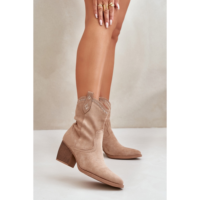Step in style Botas Modelo Narinae CHC359 Beige - Paso con estilo 1 Step in style Botas Modelo Narinae CHC359 Beige - Paso con estilo 1