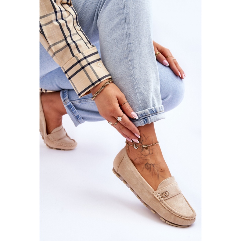 Step in style Mocasines Modelo Castelo JU052 Beige - Paso con estilo 2