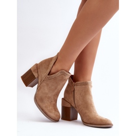 Step in style Botas Modelo Jolnima A5729-63 Beige - Paso con estilo 2