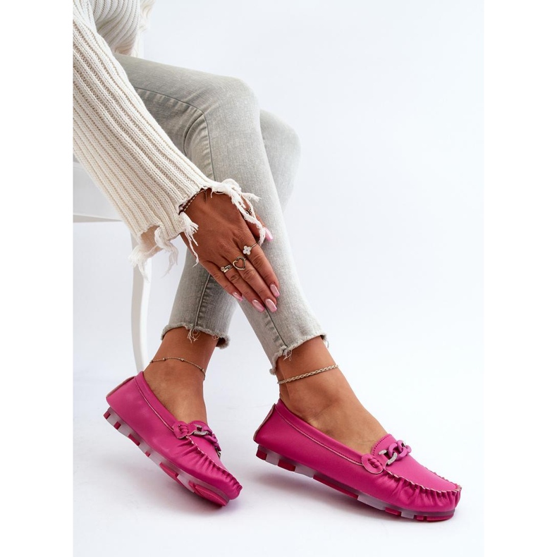 Mocasines Modelo S.Barski LR339 Fucsia - Step in style rosa 1