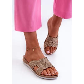 Step in style Sandalia Chanclas Modelo Inblu BV000037 Beige - Pisa con estilo 2