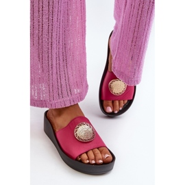 Step in style Sandalia Chanclas Modelo Zazoo 2920 Fucsia - Pisa con estilo rosado 2