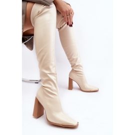 Step in style Botas Modelo Orcella 6028 Beige - Paso con estilo 2