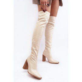 Step in style Botas Modelo Orcella 6028 Beige - Paso con estilo 3