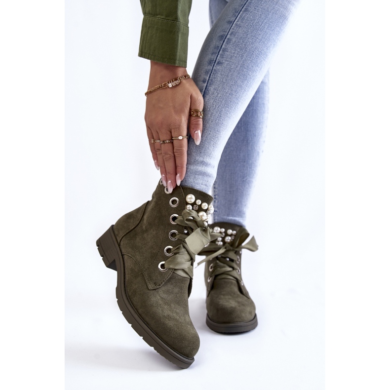 Step in style Botas Modelo Raiso CLS-206 Verde - Paso con estilo 1 Step in style Botas Modelo Raiso CLS-206 Verde - Paso con estilo 1