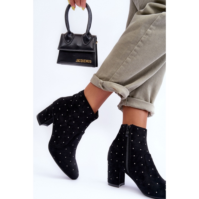 Step in style Botas Modelo Antede L08-206 Gamuza Negra - Paso con estilo negro 2