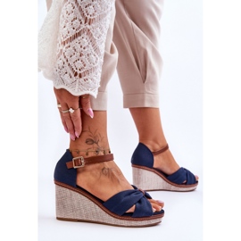 Step in style Sandalias Modelo Daphne M338 Marino - Pisa con estilo 2