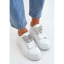 Step in style Zapatillas Deportivas Modelo Naritevia YY-23 Blanco/Plata - Camina con estilo 2