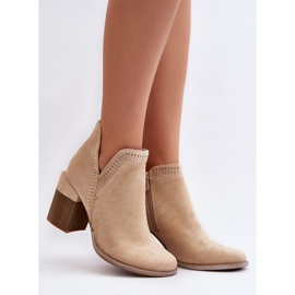 Step in style Botas Modelo Jolnima A5729-39 Beige Claro - Paso con estilo 1 Step in style Botas Modelo Jolnima A5729-39 Beige Claro - Paso con estilo 1