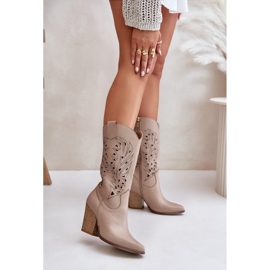 Step in style Botas Modelo Lewski 3609 Piel Beige - Paso con estilo 1