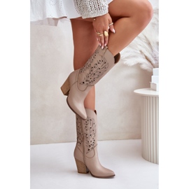 Step in style Botas Modelo Lewski 3609 Piel Beige - Paso con estilo 2