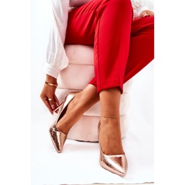 Step in style Tacones Modelo Tissoria LY177-4 Rosa/Oro - Pisa con estilo 1