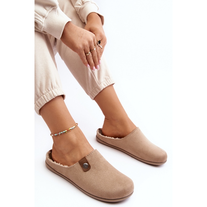 Step in style Pantuflas Modelo Inblu GF000011 Beige - Pisa con estilo 1