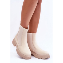 Step in style Botas Chelsea Modelo Isminna BM67 Beige - Paso con estilo 1 Step in style Botas Chelsea Modelo Isminna BM67 Beige - Paso con estilo 1