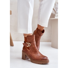 Step in style Botas Modelo Inabelle M767 Camel - Paso con estilo marrón 3