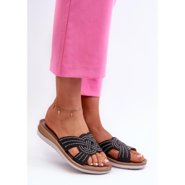 Step in style Sandalia Chanclas Modelo Inblu BV000037 Negro - Pisa con estilo 1
