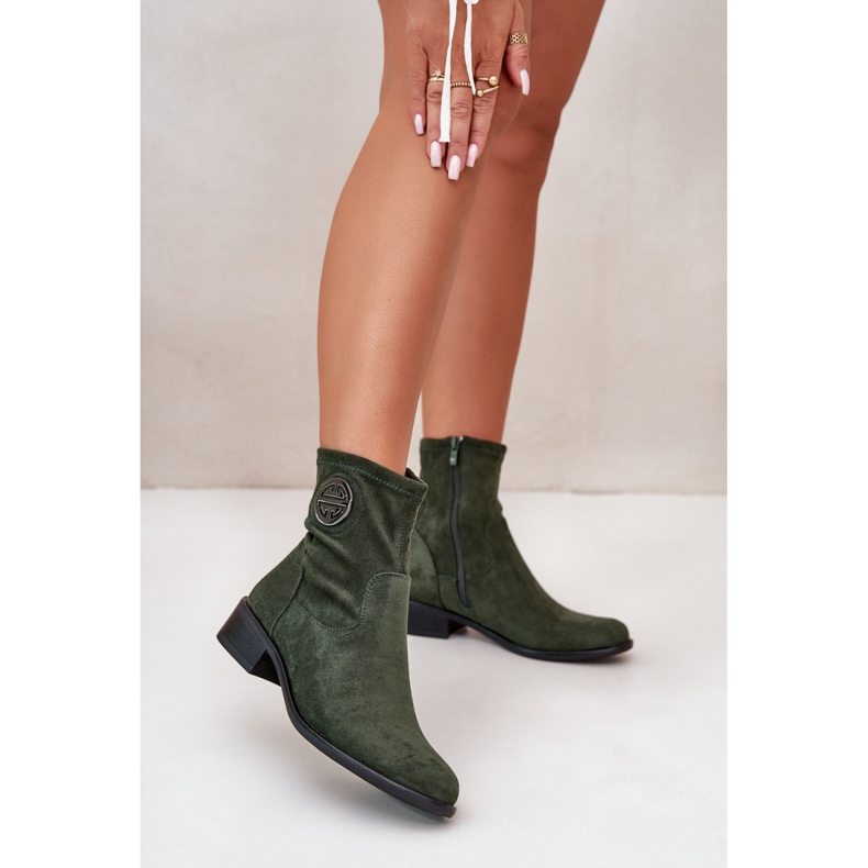 Step in style Botas Modelo Lerioria ASA198-28 Verde - Paso con estilo 1