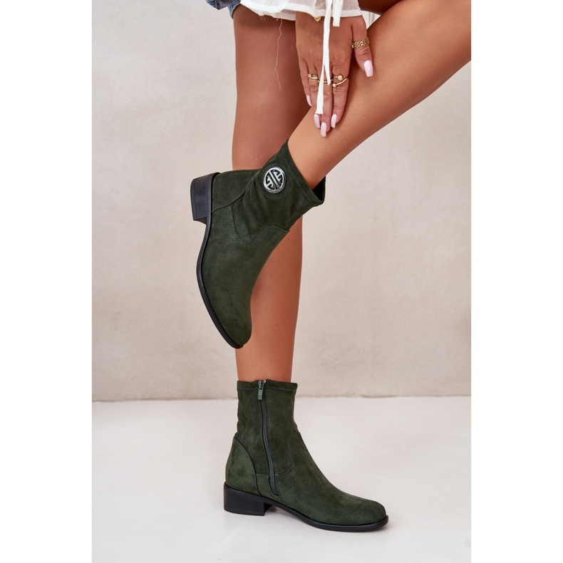 Step in style Botas Modelo Lerioria ASA198-28 Verde - Paso con estilo 2