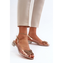 Step in style Sandalias Modelo Da MR38-388 Rosa Oro - Pisa con estilo rosado 1
