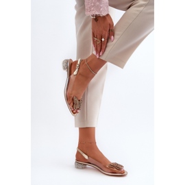 Step in style Sandalias Modelo Da MR38-388 Rosa Oro - Pisa con estilo rosado 2