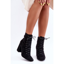 Step in style Botas Modelo Saolio L08-237 Ante Negro - Paso con estilo 1