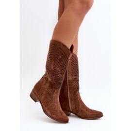 Step in style Botas Modelo Zazoo 3305/P Ante Marrón - Paso con estilo 1