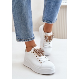 Step in style Zapatillas Deportivas Modelo Naritevia YY-23 Blanco/Oro - Camina con estilo 2