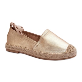 Step in style Alpargatas Modelo Ismanne B-727 Oro - Paso con estilo amarillo 2