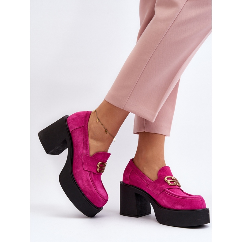 Step in style Zapatos Modelo Zazoo 20170 Ante Fucsia - Pisa con estilo rosa 2