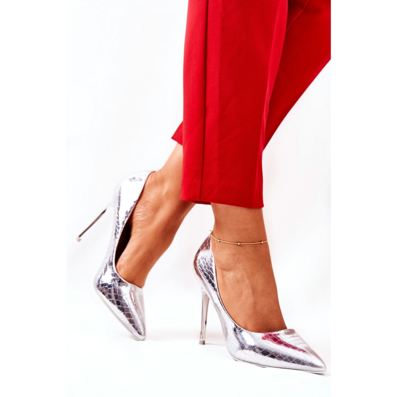 Step in style Tacones Modelo Tissoria LY9177-2 Plata - Pisa con estilo gris 1