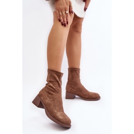 Step in style Botas Modelo Aphroteia 23BT35-6449 Ante Marrón - Paso con estilo 1