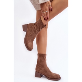 Step in style Botas Modelo Aphroteia 23BT35-6449 Ante Marrón - Paso con estilo 2