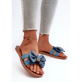 Step in style Sandalia Chanclas Modelo Rivarina 491-02 Azul - Pisa con estilo 2