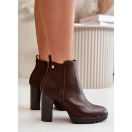 Step in style Botas Modelo Bioria UK157 Marrón Oscuro - Paso con estilo 3