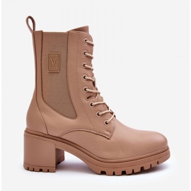 Step in style Botas Modelo Esnar 58129 Beige - Paso con estilo 3