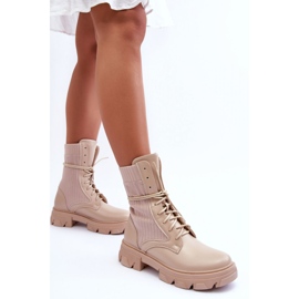Step in style Botas de trabajo Modelo Marlissa A9513 Beige - Paso con estilo 1 Step in style Botas de trabajo Modelo Marlissa A9513 Beige - Paso con estilo 1