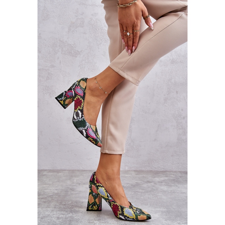 Step in style Zapatos de Salón Modelo Lewski Shoes 3277 Wąż Multicolor - Paso con estilo 2