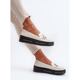 Step in style Mocasines Modelo Assetnima 24PB18-7176 Beige - Paso con estilo 2