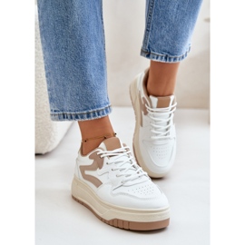 Step in style Zapatillas Deportivas Modelo Henizore 1W-N3 Blanco/Beige - Pisa con estilo 1