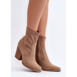 Step in style Botines Modelo Sanile A5619-63 Caqui - Paso con estilo beige 1