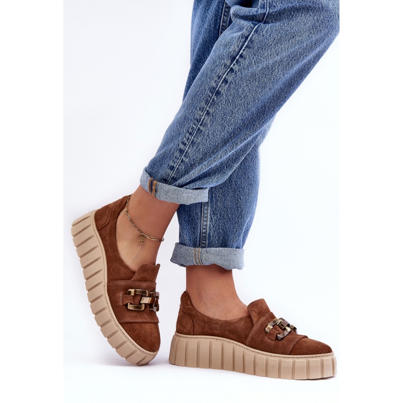 Step in style Zapatos Modelo Lewski 3398 Ante Marrón - Pisa con estilo 2