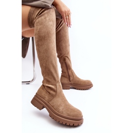 Step in style Botas Modelo Silune 23KZ35-6494 Beige - Paso con estilo 1