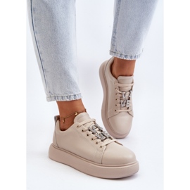 Step in style Zapatillas Deportivas Modelo 72300 Dysuria Beige - Pisa con estilo 1