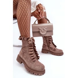 Step in style Modelo Workers Góndola NS336P Ante Beige Oscuro - Paso con estilo 2