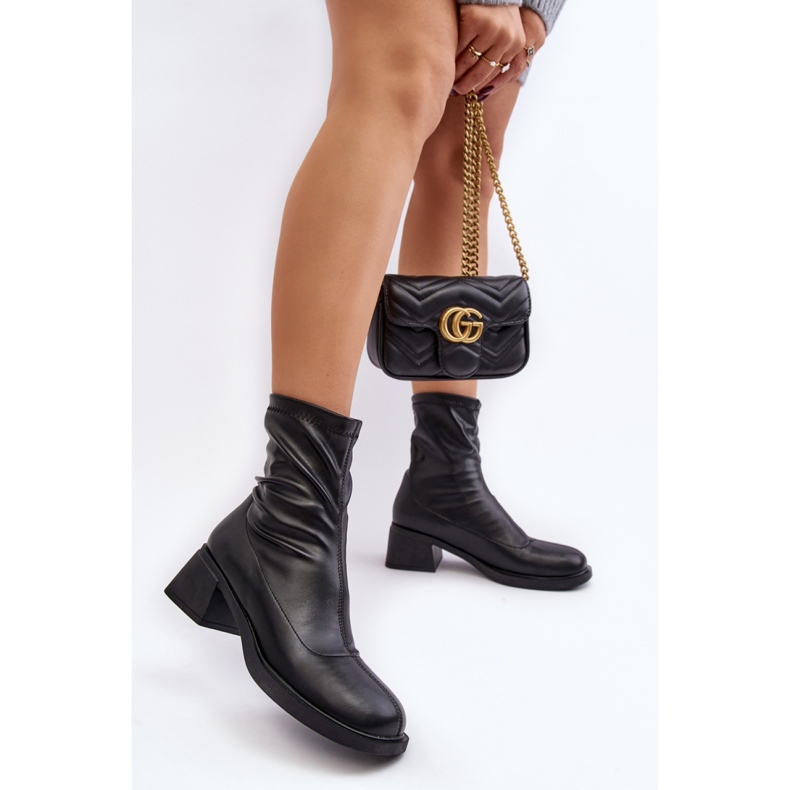 Step in style Botas Modelo Aphroteia 23BT35-6449 Piel Negra - Paso con estilo negro 1