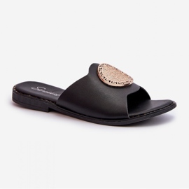 Step in style Sandalia Chanclas Modelo Rivashea KK-730 Negro - Pisa con estilo 2