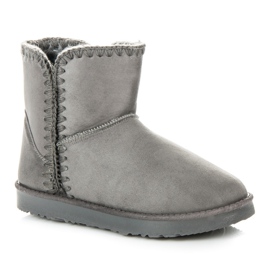 Botas de nieve de ante Kylie gris 2