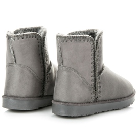 Botas de nieve de ante Kylie gris 4