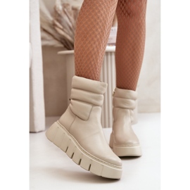 Step in style Botas Modelo Zazoo 60512 Beige Claro - Paso con estilo 2