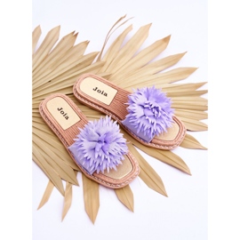 Step in style Sandalia Chanclas Modelo Giorgia LS-118 Violeta - Pisa con estilo púrpura 2